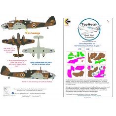 1/48 RAF Bristol Beaufort Pat. B Type 2 Camo Masks