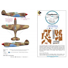 1/32 P-40 E-N (Kittyhawk) Camo Masks