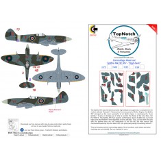 1/48 Spitfire XVI Highback "Griffon" Camo Masks
