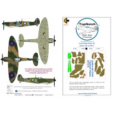 1/32 Spitfire Mk1a DW-K Camo Masks