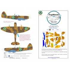 1/48 Spitfire F22 "Desert Scheme - Syria" Camo Masks