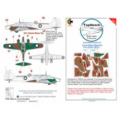 1/48 Avro Anson SEAC Camo Masks