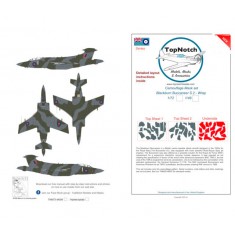 1/48 Blackburn Buccaneer Wrap Camo Masks