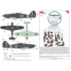 1/72 Sea Hurricane - Mk I Pattern A Camo Masks