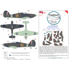1/32 Sea Hurricane - Mk I Pattern B Camo Masks