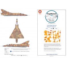 1/72 Mirage III C "Djibouti" Camo Masks