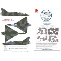 1/48 Dassault Mirage 2000D Camo Masks