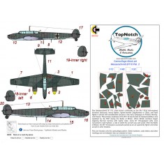 1/48 Messerschmitt Bf 110 Pattern 2 Camo Masks