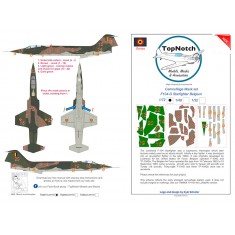 1/48 F104 - G "Starfighter" Belgian Camo Masks