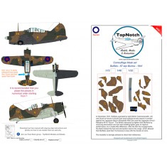 1/32 Buffalo RAF 67 sqn Burma 1941 Camo Masks