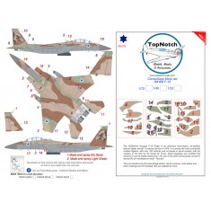 1/32 US F-15 Ra'am IDF Camo Camo Masks