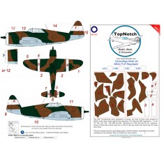 1/24 RAF P-47 "Razorback" SEAC Camo Masks