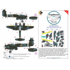 1/32 Westland Whirlwind "Late" Camo Masks