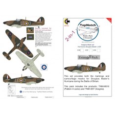 1/24 Hurricane Doulgas Bader L-ED Markings and Camouflage Masks