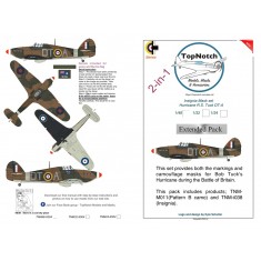 1/48 Hawker Hurricane - Robert Stanford Tuck DT-A Markings and Camouflage Masks