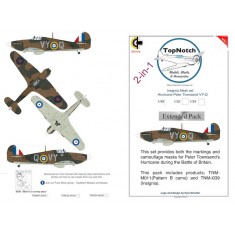 1/32 Hurricane Peter Townsend - VY-Q Markings and Camouflage Masks