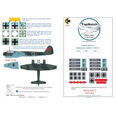 1/48 Balkenkreuz JU88 Insignia Masks