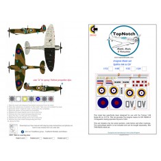 1/32 Spitfire Mk 1a QV - N3200 Dynamo 1940 Insignia Masks for Tamiya kits