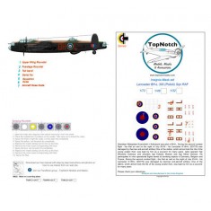 1/48 Lancaster BH-L 300 (Polish) SQN RAF Insignia Masks