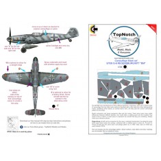 1/35 Bf109 G6 MTT BM Camouflage Pattern Masks