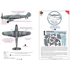 1/35 Bf109 G6 WNF BM Camouflage Pattern Masks