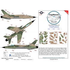1/72 F-105D Thunderchief Camo Masks
