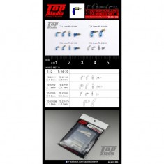 1/20, 1/24 Hose Joints Mixed Set B (resin)