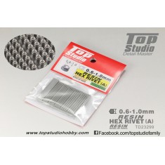 0.6mm-1.0mm Resin Hex Rivet #Type A