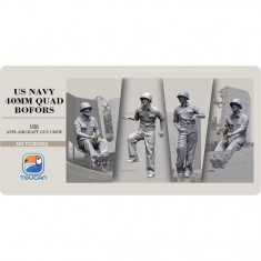1/35 US Navy 40mm Quad Bofors Anti-Aircraet Gun Crew