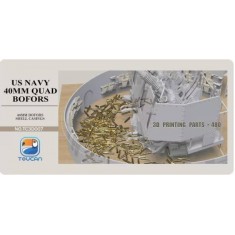 1/35 US Navy 40mm Quad Bofors Shell Casings