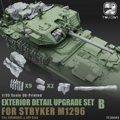 1/35 Stryker M1296 Exterior Detail Upgrade Set B for Zimi/AFV Club kits