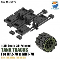 1/35 KPz-70/MBT-70 Tank Tracks for DRAMi/Dragon Kit (3D Printed)