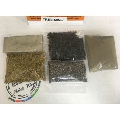INDUSTRIAL Mini Scenic kit for Diorama (Earth Powder, Ballast, Ash, Coal, Scatter...)