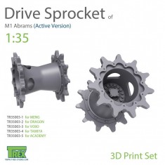 1/35 M1 Abrams Sprocket Set A (Active Version) for VOIIO kits