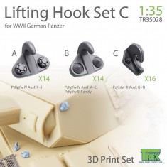 1/35 KingTiger 18 Teeth Sprockets Late Type Pattern 1 (2pcs) T-Rex