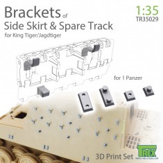 1/35 KingTiger/Jagdtiger Brackets of Side Skirt & Spare Track