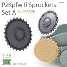 1/35 PzKpfw II Sprockets Set A for Dragon kits