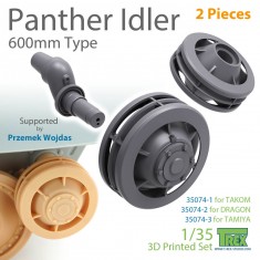 1/35 Panther Idler 600mm Type (2pcs) for Dragon