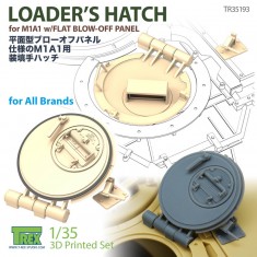 1/35 Loader's Hatch for Early M1A1 with Flat Blow-Off Panel