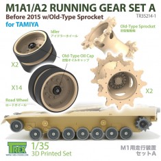 1/35 M1A1/A2 Running Gear Set A (Before 2015 with Old-Type Sprocket) for TAMIYA