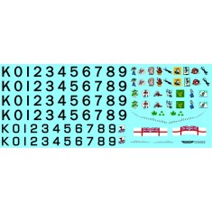 1/350 HMCS Flower-Class Corvette Snowberry (K166) Decal Set