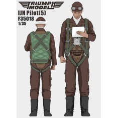 1/35 IJN Pilot Vol.5 - Reading Records (Ear Defenders Raised)