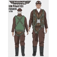 1/35 IJN Pilot Vol.13 - Walking Pose (Left Leg Forward, Ear Defenders Raised)