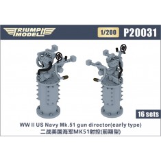 1/200 WWII US Navy Mk.51 Gun Director (early type) 16 sets