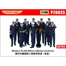 1/200 Modern PLAN Officer 50 Figures Set (Winter Uniform)