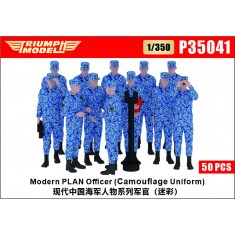 1/350 Modern PLAN Officer 50 Figures Set (Camouflage Uniform)