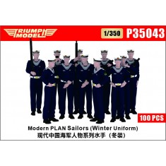 1/350 Modern PLAN Sailors 100 Figures Set (Winter Uniform)