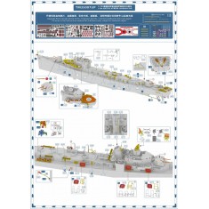 1/350 USS Destroyer Allen M. Sumner 1944/1945 (DD-692) Upgrade Pack