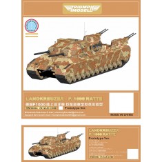 1/700 Landkreuzer P. 1000 Ratte Prototype Ver. w/Metal Main Gun Barrel [Limited Edition]
