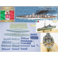 1/700 WWII Regia Marina Battleship Conte di Cavour 1940 (Full Hull Ver.)